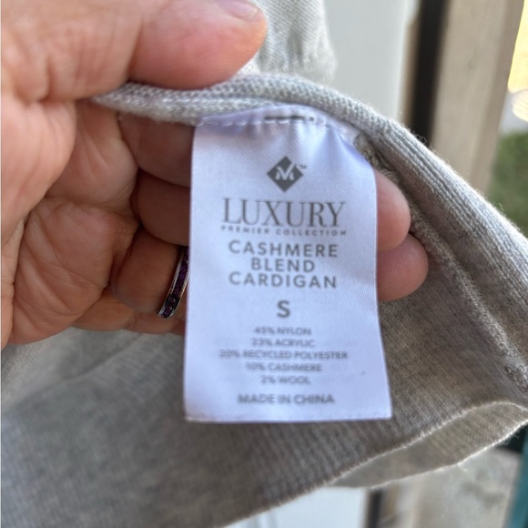 Light Gray Women's Open Cardigan - Picture 6 of 6